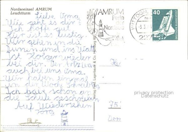 Leuchtturm Lighthouse Amrum – Bild 2