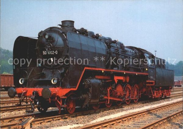 Lokomotive Dampf-Güterzuglokomotive 50 1002-0 Deut