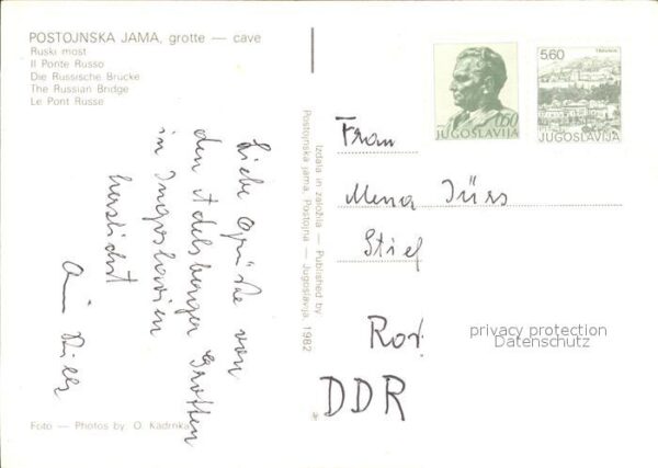 Hoehlen Caves Grottes Postojnska Jama Ruski most Russische Br – Bild 2