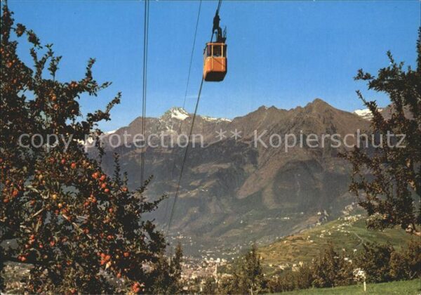 Seilbahn Hafling Meran Texelgruppe Merano Funivi