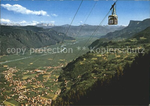 Seilbahn Vigiljoch Lana Funivia S. Vigilio