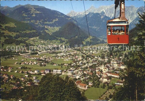 Seilbahn Hochjoch Schruns Montafon Latschau Golm