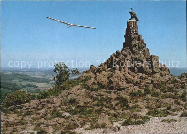 Segelflug Gliding Vol-Voile Vuolo-a-Vela Fliegerdenkmal Wasserkuppe Naturpark Rh