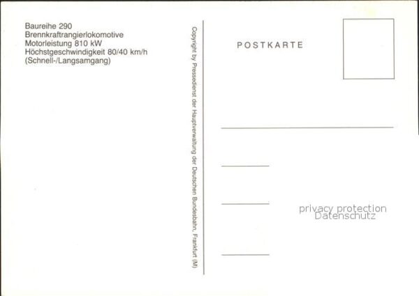 Eisenbahn Baureihe 290 Brennkraftrangierlokomotiv – Bild 2
