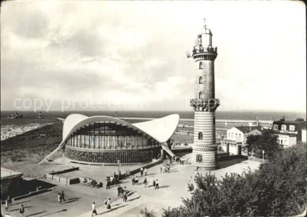 Leuchtturm Lighthouse Rostock-Warnemünde Gaststätte Teepott