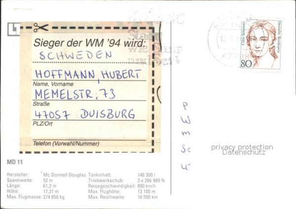 Flugzeuge Zivil LTU MD-11 McDonnell Douglas – Bild 2