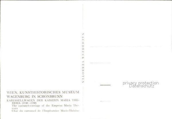 Pferdekutschen Karussellwagen Kaiserin Maria Theresia – Bild 2