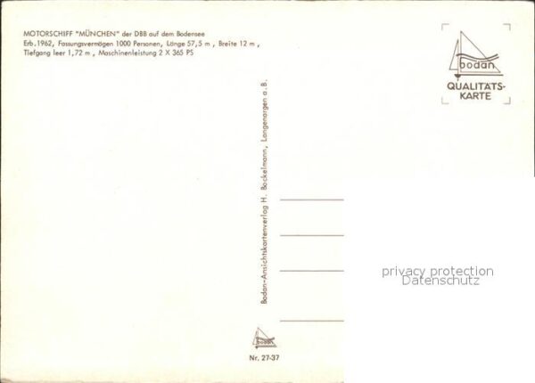 Motorschiffe München Bodensee – Bild 2