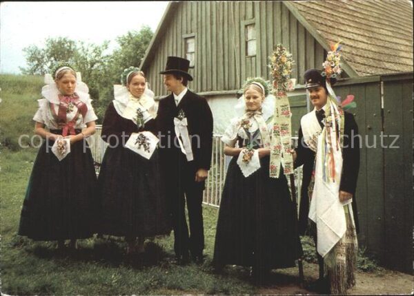 Trachten Sorbische Hochzeitstrachten Wolkenberg