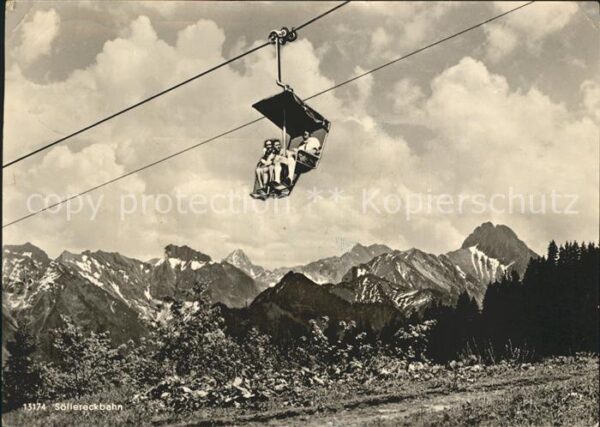 Sessellift Söllereckbahn Oberstdorf Allgäu
