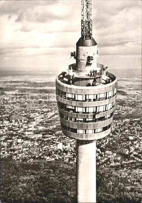 Fernsehturm Funkturm Stuttgart Fliegeraufnahme