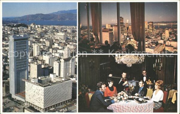 San Francisco California Hilton Hotel Restaurant