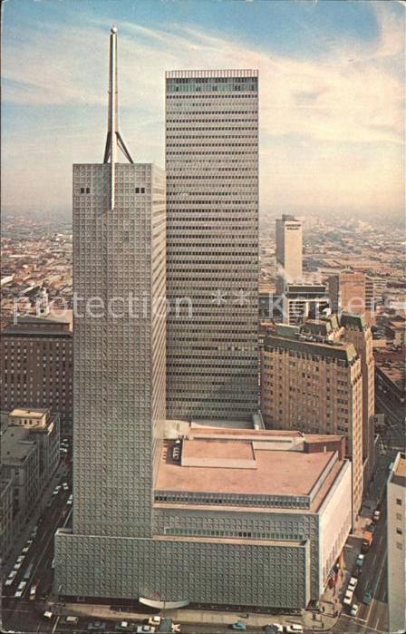 Dallas Texas Republic National Bank Building Skyscra
