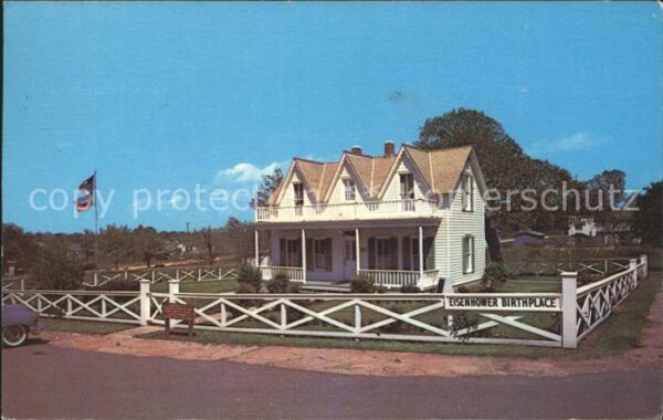 Denison Texas Pioneer Home Birthplace of President Ge
