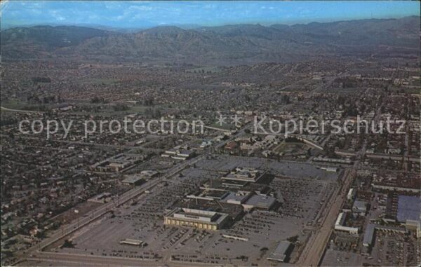 Canoga Park San Fernando Valley aerial view