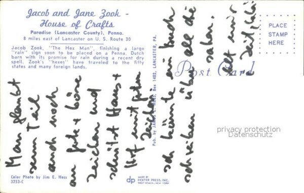 Paradise Pennsylvania Jacok and Jane Zook House of Crafts – Bild 2