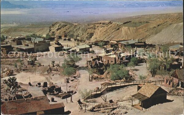 Yermo Caligo Ghost Town Mining Camp birds eye