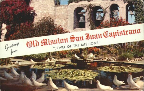 San Juan Capistrano Old Mission Campanario Bell Wall Founta