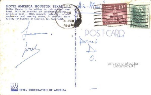 Houston  Texas USA Hotel America – Bild 2