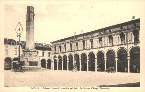 Imola Palazzo Sersanti costruito nel 1481 da
