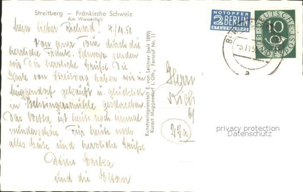 Streitberg Oberfranken Wasserfall Fränkische Schweiz – Bild 2