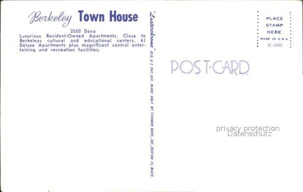 Dana California Berkeley Town House Illustration – Bild 2