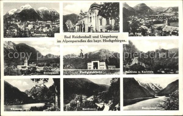 Bad Reichenhall und Umgebung Predigtstuhlbahn Bayerisch