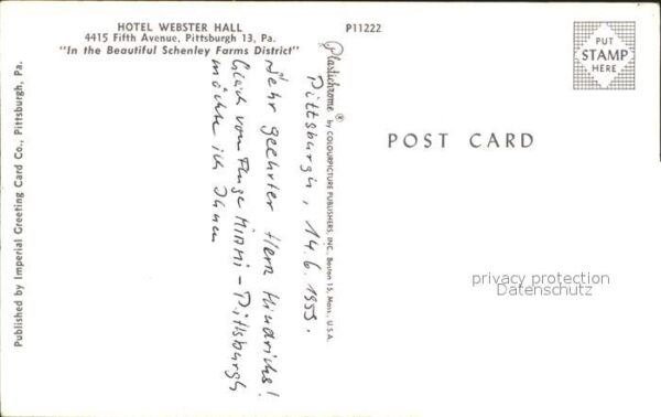 Pittsburgh Hotel Webster Hall – Bild 2
