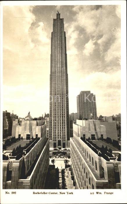 New York City Rockefeller Center Skyscraper