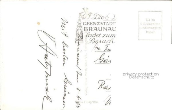 Braunau Inn Oberoesterreich Teilansichten Brücke Denkmal – Bild 2