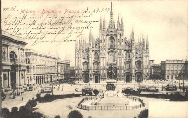 Milano Duomo e Piazza Dom Platz