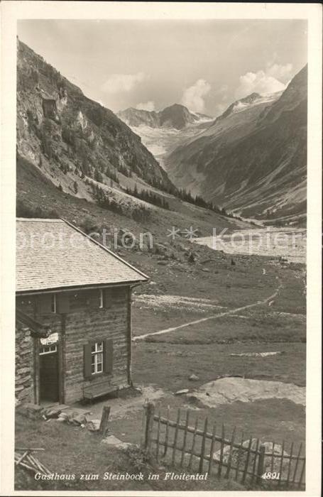 Ginzling Gasthaus zum Steinbock im Floitental Al