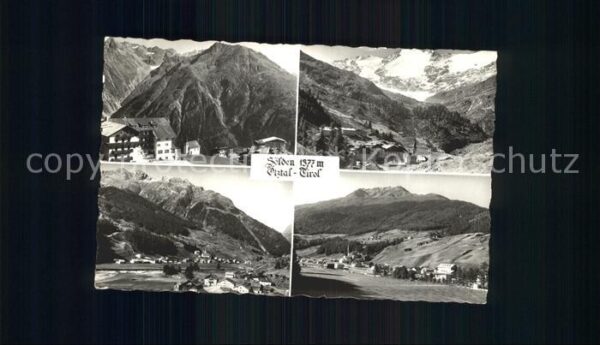 Soelden Oetztal Teilansichten Alpenpanorama
