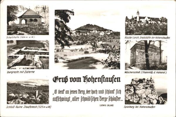 Hohenstaufen Schutzhütte Burgruine Zisterne Schlossr