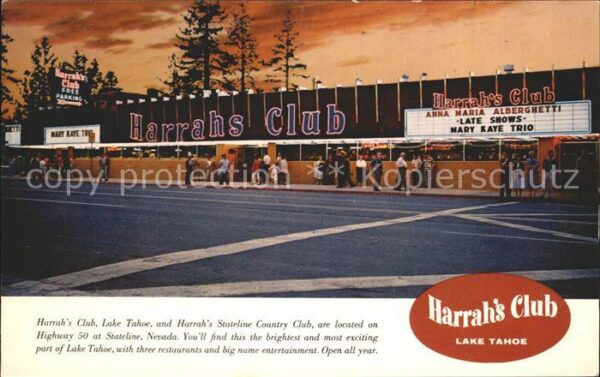 Lake Tahoe Nevada Harrah's Club