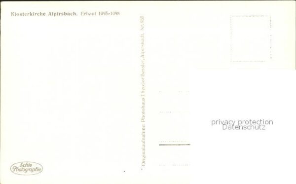 Alpirsbach Klosterkirche 11. Jhdt. – Bild 2