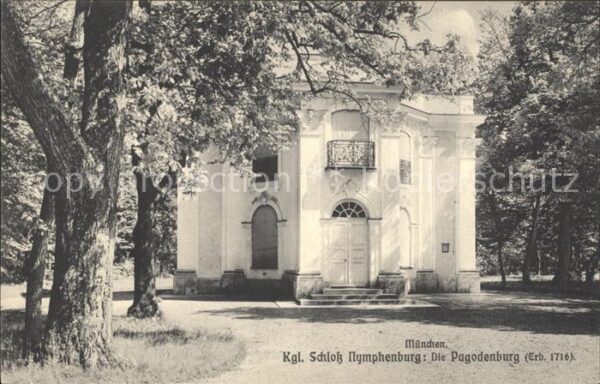 Muenchen Kgl Schloss Nymphenburg Pagodenburg 18.