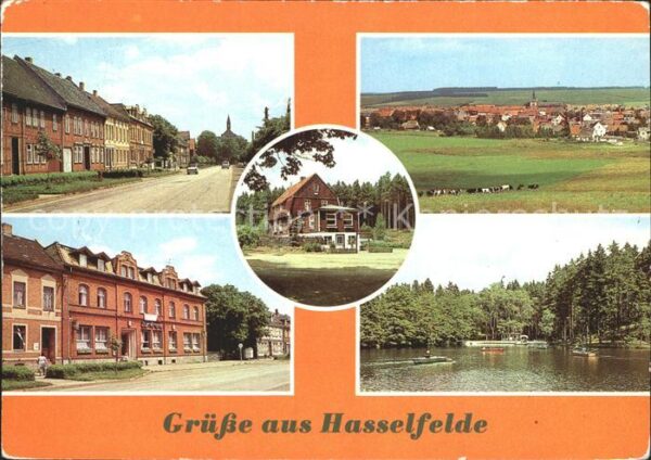 Hasselfelde Breite Strasse Übersicht FDGB Erholungs