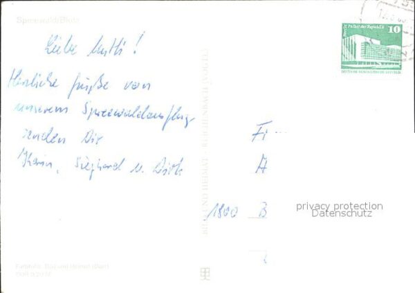 Spreewald Frauen in Tracht Kahn Wasserstrasse – Bild 2