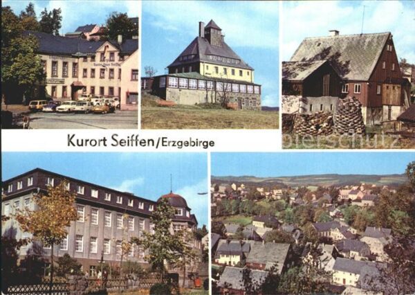 Seiffen Erzgebirge HOG Buntes Haus Schwartenbergbaude Frei