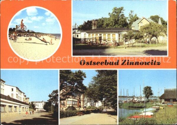 Zinnowitz Ostseebad Strand FDGB Erholungsheim Puschkin Glüc