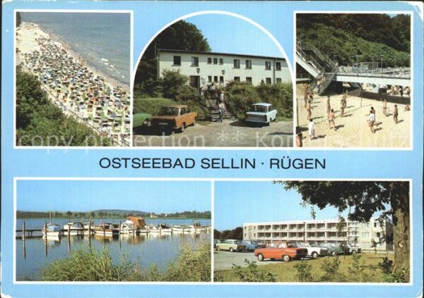Sellin Ruegen Strand FDGB Erholungsheim Waldfrieden K