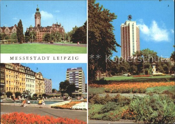 Leipzig Neues Rathaus Sachsenplatz Wohnhochhaus