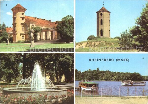 Rheinsberg Schloss jetzt Sanatorium Leuchtturm Spr