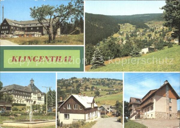 Klingenthal Vogtland Jugendherberge Klement Gottwald Übersic