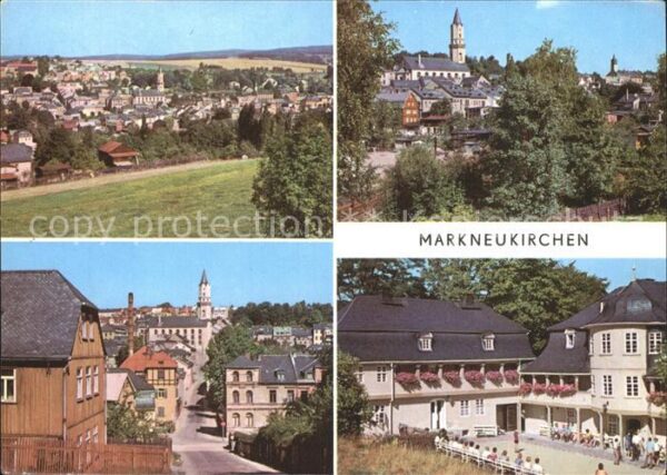 Markneukirchen Teilansichten Kirche Musikinstrumenten