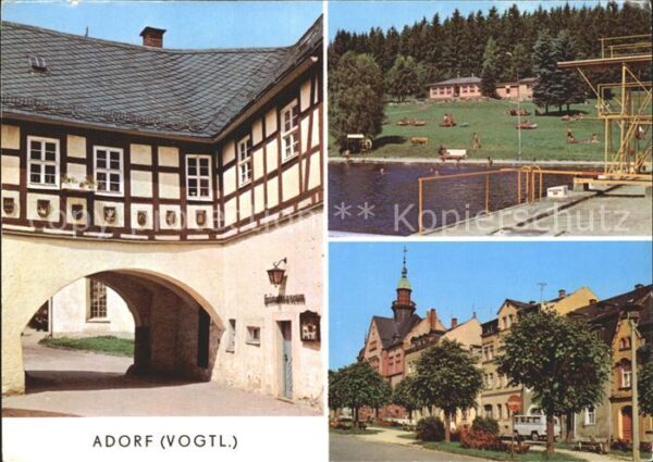Adorf Vogtland Heimatmuseum Freiberger Tor Waldbad Ern