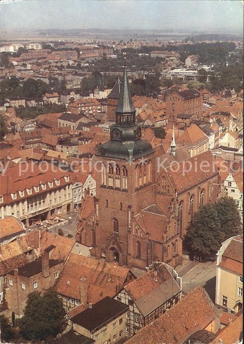 Guestrow Mecklenburg Vorpommern Pfarrkirche St Marien Luftbildserie Int
