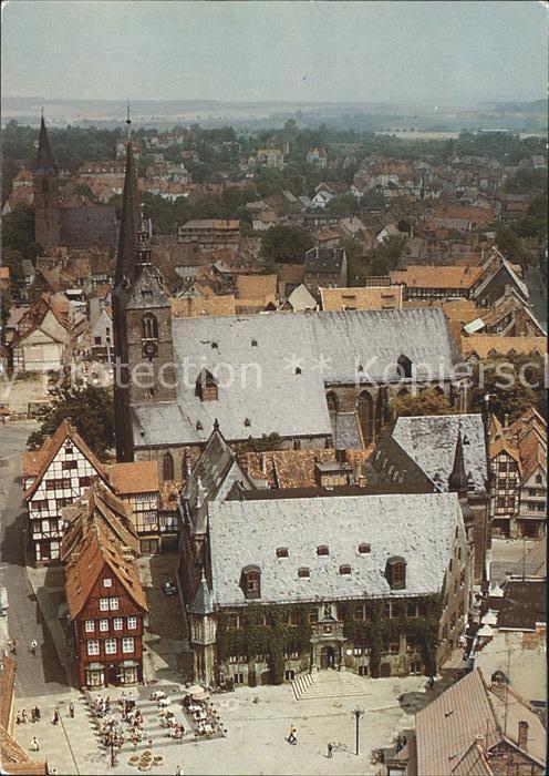 Quedlinburg Markt Luftbildserie Interflug