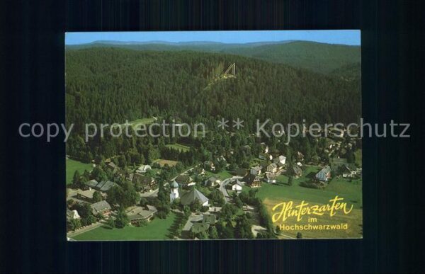 Hinterzarten mit Adlerschanze Skispringen Fliegerauf
